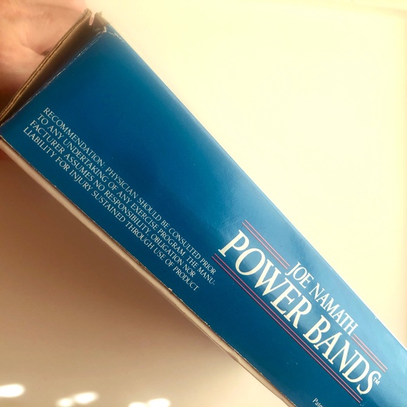 JOE NAMATH Power Bands Resistance Exercise Tubing w/30 Min VHS + Fitness Guide - Picture 6 of 16